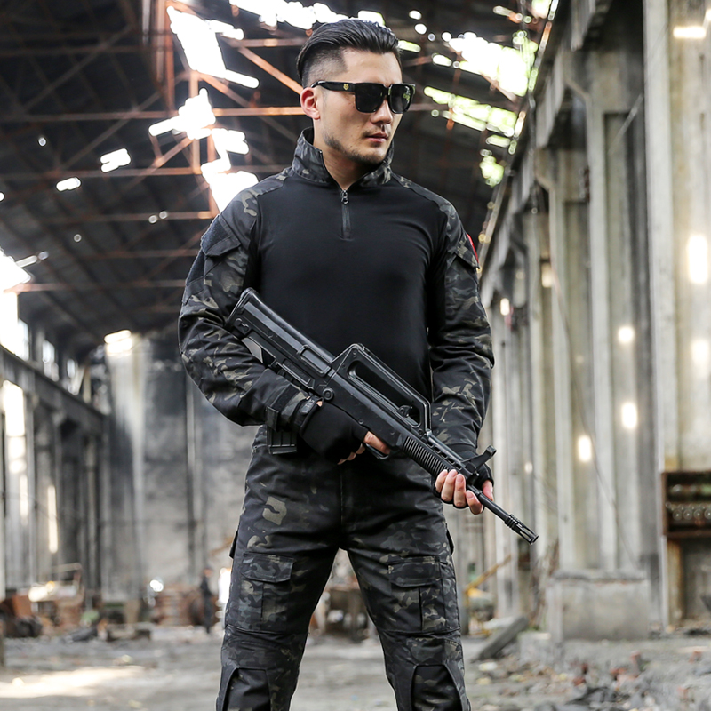 Outdoor Tactical Suits Camoufl - Tactical Military Shirt Cargo review and price