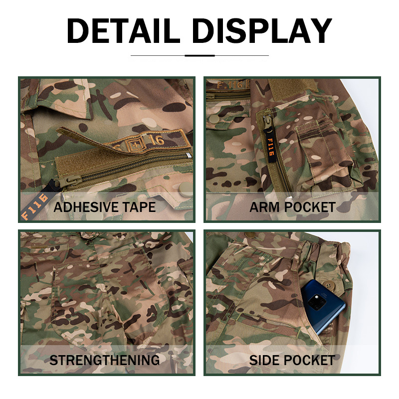 Lynjacye F116 Uniform Tactical - Tactical Military Shirt Cargo review and price